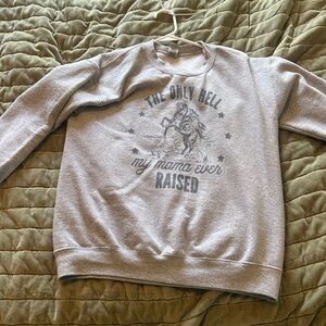 Custom printed Gildan Crew neck.